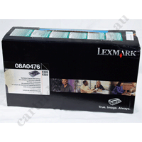 Genuine Lexmark 08A0476 Black Toner Cartridge