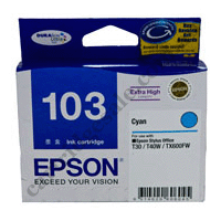 Genuine Epson 103N Cyan Ink Cartridge