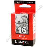 Genuine Lexmark 16 (10N0016) Black Ink Cartridge
