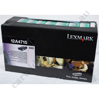 Genuine Lexmark 12A4715 Black Toner Cartridge