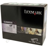 Genuine Lexmark 12A6830 Black Toner Cartridge