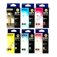 A Set Genuine Epson 277 B/C/M/Y/LC/LM Ink Cartridges