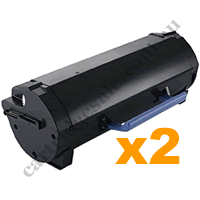 2 x Compatible Dell S2810 S2815 H815 Black Toner Cartridge