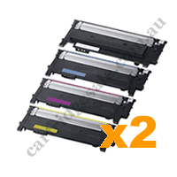 2 Sets Compatible Samsung CLT404S Combo Pack B/C/M/Y