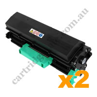 2 x Compatible Ricoh 841888 Black Toner Cartridge