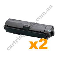 2 x Compatible Kyocera TK1154 Black Toner Cartridge