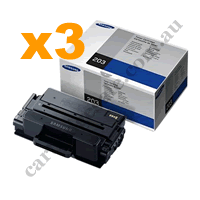 3 x Genuine Samsung MLTD203S Black Toner Cartridge