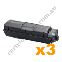 3 x Compatible Kyocera TK1174 Black Toner Cartridge
