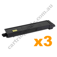 3 x Compatible Kyocera TK899K Black Toner Cartridge