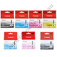 A Set Genuine Canon PGI5BK CLI8B/C/M/Y/PC/PM Ink Cartridges
