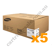 5 x Genuine Samsung MLTD358S Black Toner Cartridge