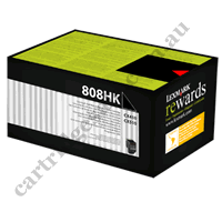 Genuine Lexmark 80C8HK0 808HK HY Black Toner Cartridge