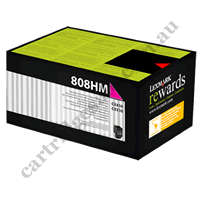Genuine Lexmark 80C8HM0 808HM HY Magenta Toner Cartridge