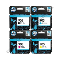 A Set Genuine HP 905 B/C/M/Y Ink Cartridges
