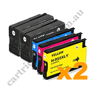 10 x Compatible HP 955XL Ink Cartridges (4B,2C,2M,2Y)