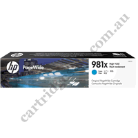 Genuine HP 981X Cyan (L0R09A) Ink Cartridge
