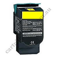 Compatible Lexmark C540H1YG High Yield Yellow Toner Cartridge