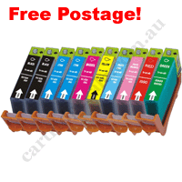 Any 10 Compatible Canon BCI6BK/C/M/Y/PC/PM/R/G Ink Cartridges