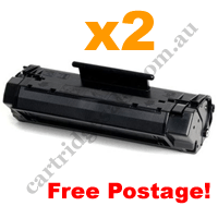 2 x Compatible HP 06A (C3906A) Black Toner Cartridge FreePostage
