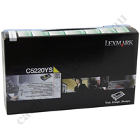 Genuine Lexmark C5220YS Yellow Toner Cartridge