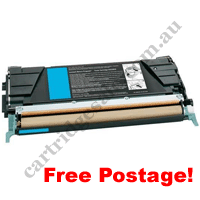 A Remanufactured Lexmark C5220CS Cyan Toner Cartridge