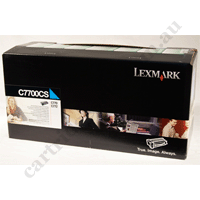 Genuine Lexmark C7700CS Cyan Toner Cartridge