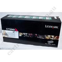 Genuine Lexmark C7720MX Extra High Yield Magenta Toner Cartridge