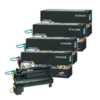A Set Genuine Lexmark C792X1K/C/M/YG HY Toner Cartridges
