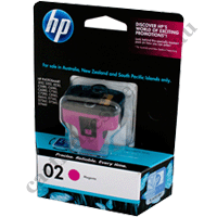 Genuine HP 02 Magenta (C8772WA) Ink Cartridge