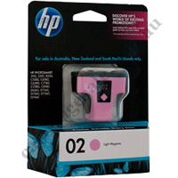 Genuine HP 02 Light Magenta (C8775WA) Ink Cartridge