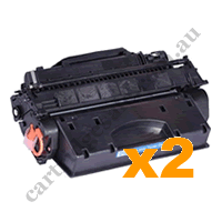 2 x Compatible HP CF226X 26X Black Toner Cartridge