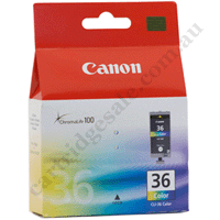 Genuine Canon CLI36C Four Colour Ink Cartridge