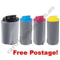 A Set Compatible Toner Cartridges for Samsung CLPK/C/M/Y350A B/C