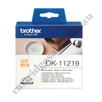 Genuine Brother DK11219 White Label Roll 12mm