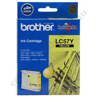 Genuine Brother LC57Y Yellow Ink Cartridge
