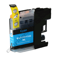 Compatible Brother LC133 Cyan Ink Cartridge