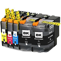 2 Black + 1 of each Colour Com LC239XL 235XL High Yield + Free P