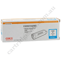 Genuine Oki 43034811 Cyan Toner Cartridge
