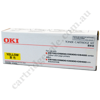 Genuine OKI TCOC51/5300YELLOW Yellow Toner Cartridge