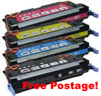 A Set Compatible HP Q6460A-63A Toner Cartridges BCMY