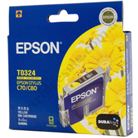 Genuine Epson T0324 Yellow Ink Cartridge