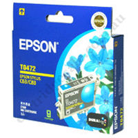 Genuine Epson T0472 Cyan Ink Cartridge