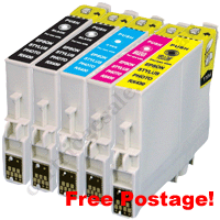 2 Compatible T0461 + 1 of each T0472-4 Combo + Free Postage!