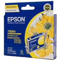 Genuine Epson T0564 Yellow Ink Cartridge