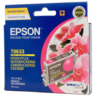 Genuine Epson T0633 Magenta Ink Cartridge