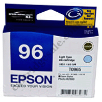 Genuine Epson T0965 Light Cyan Ink Cartridge