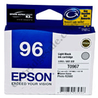 Genuine Epson T0967 Light Black Ink Cartridge