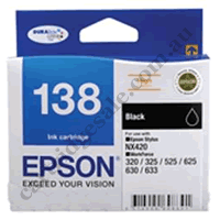 Genuine Epson T1381/138 High Yield Black Ink Cartridge