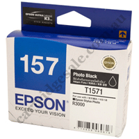 Genuine Epson T1571 Black Ink Cartridge
