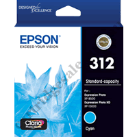 Genuine Epson T1822/312 Cyan Ink Cartridge